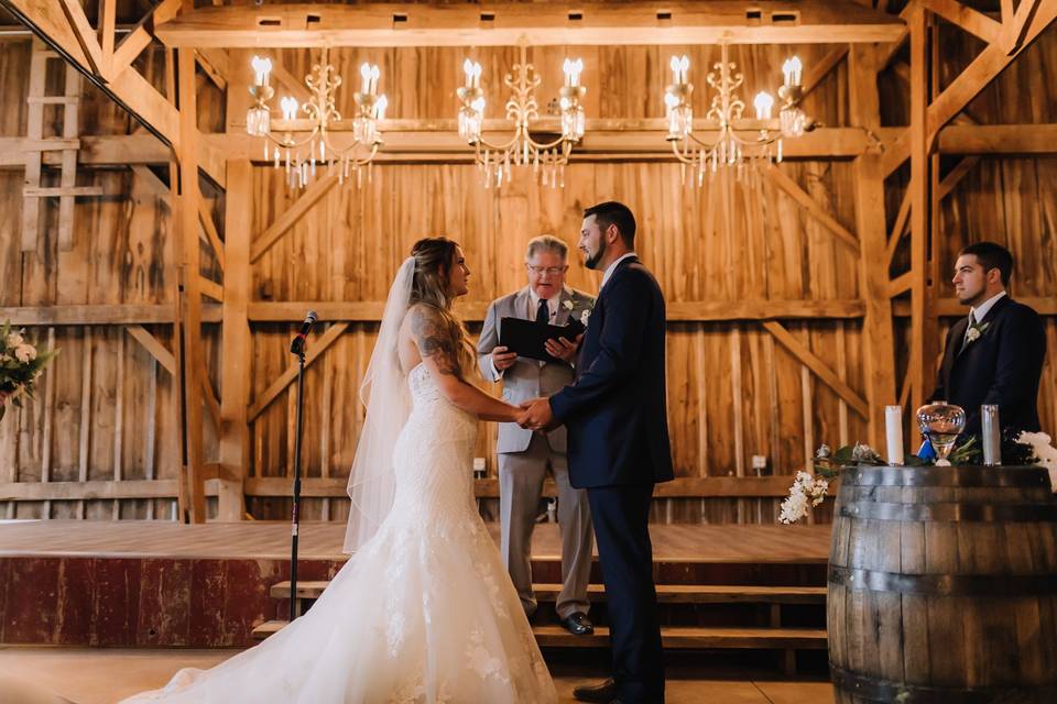 Barn wedding