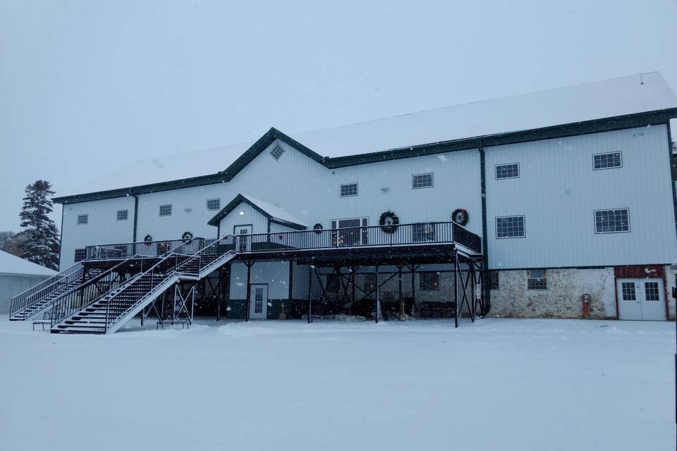 Barn outside