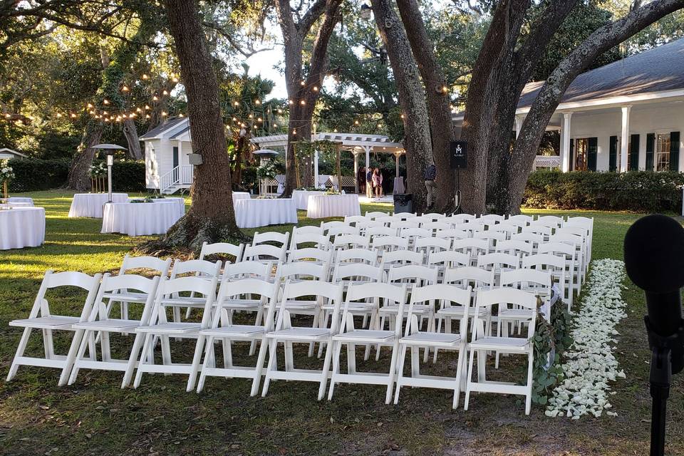 Ceremony sound set up