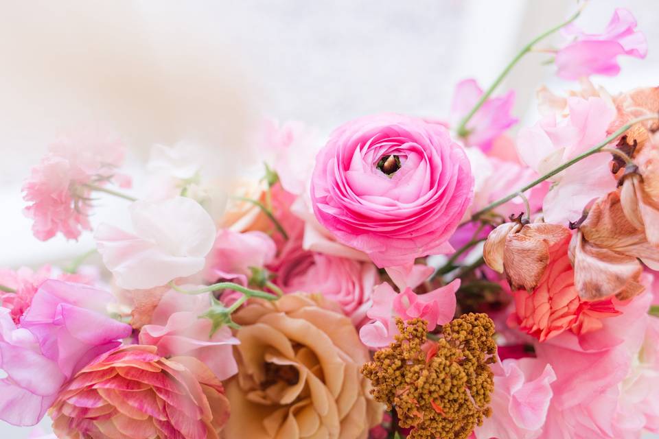 A vibrant floral arrangement