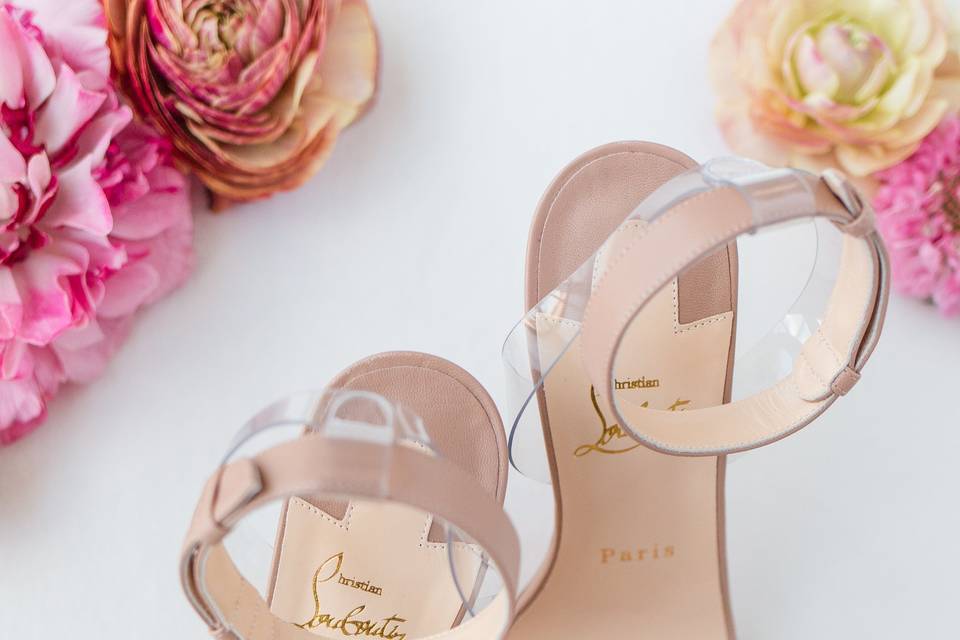 Rose-gold heels