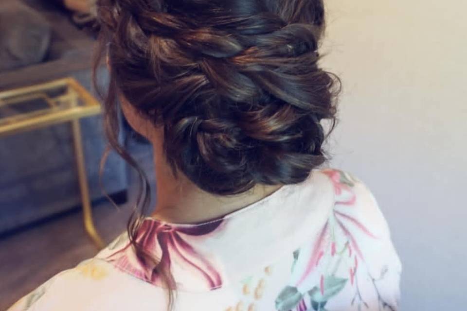 Braided updo