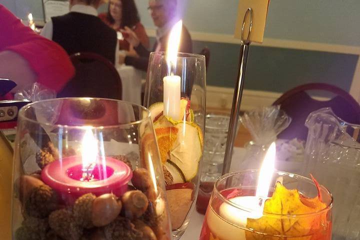 Candle centerpiece
