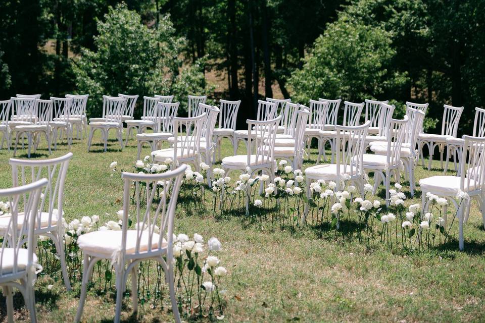 Circular Ceremony Setup