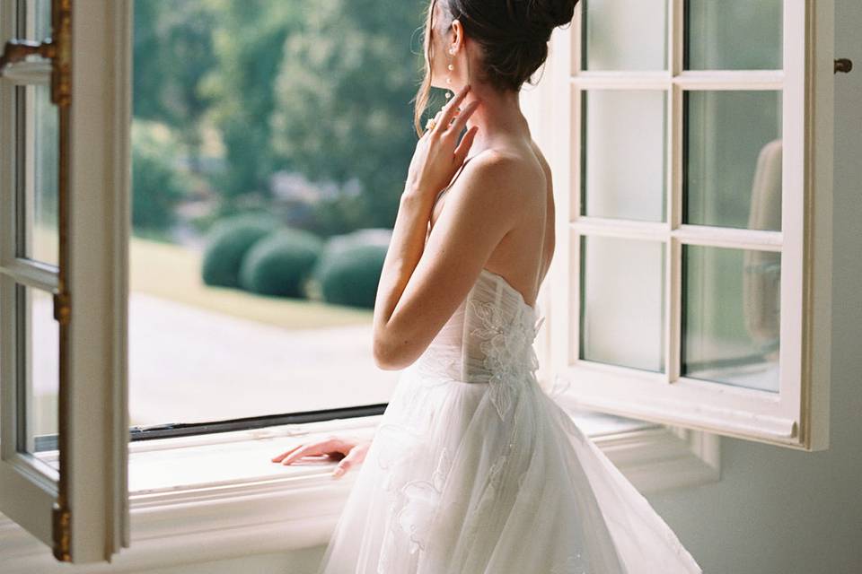 Bride in Bridal Suite