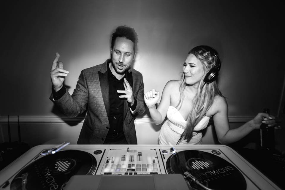 DJ Chris + bride