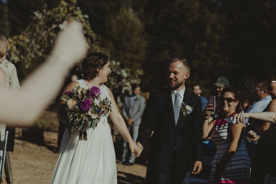 Walking down the aisle