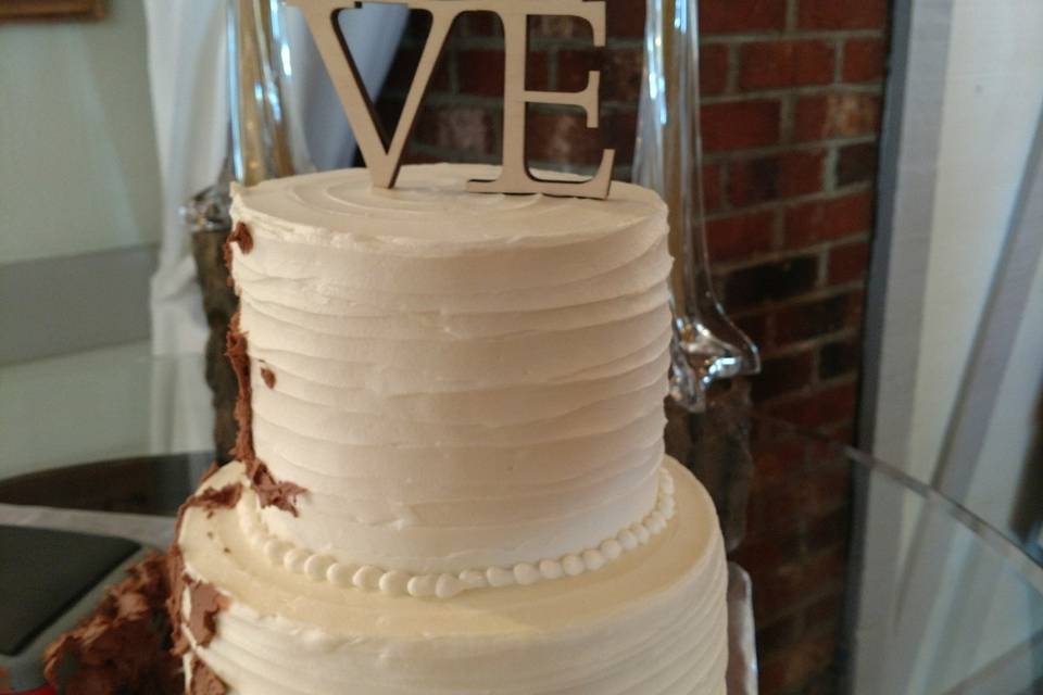 Love cake topper