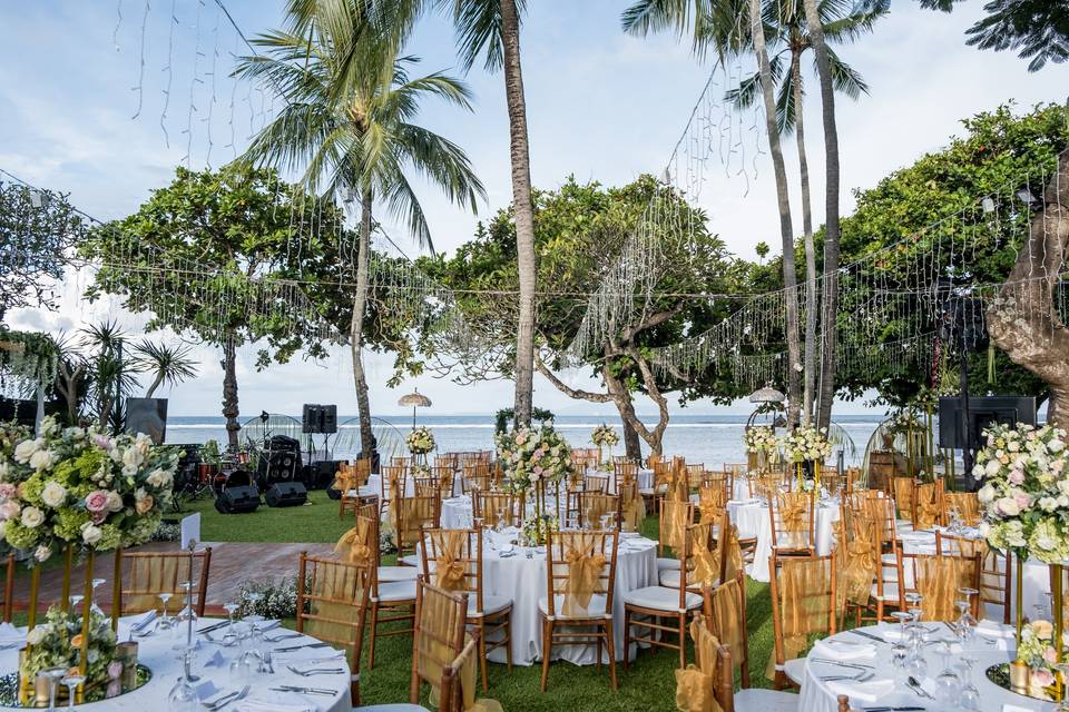 Tropical Wedding Reception