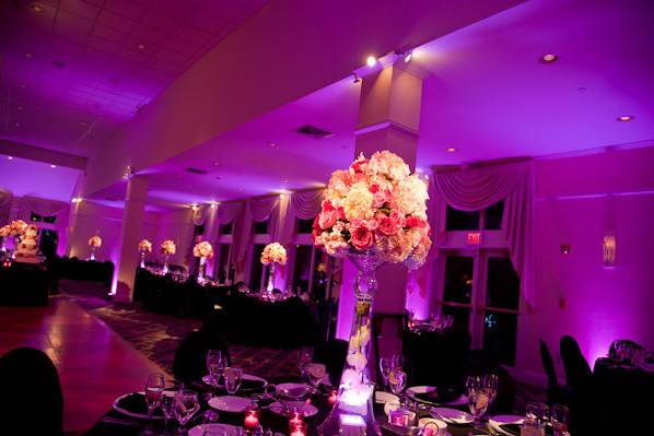 Wedding reception area