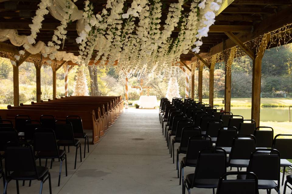 Lakeside ceremony