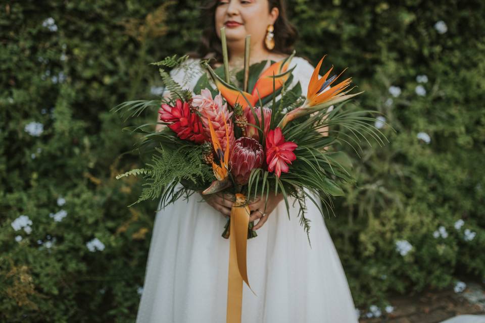 Tiki Bridal Bouquet