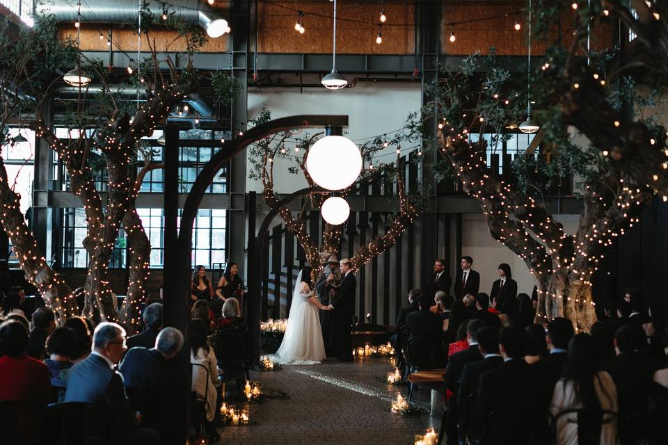 Romantic ceremony...