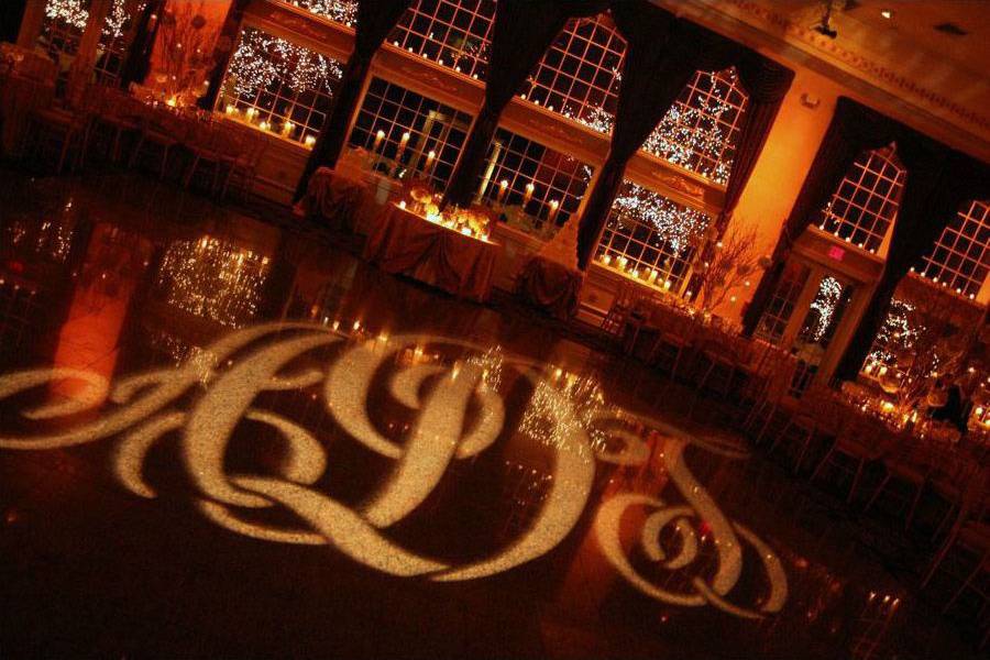 Wedding monogram light