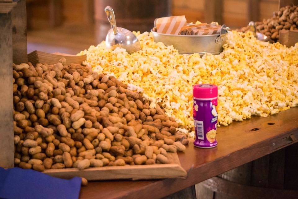 Peanut and Popcorn station