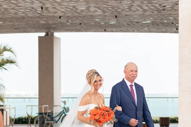 Brides Entrance- Amare Roof T