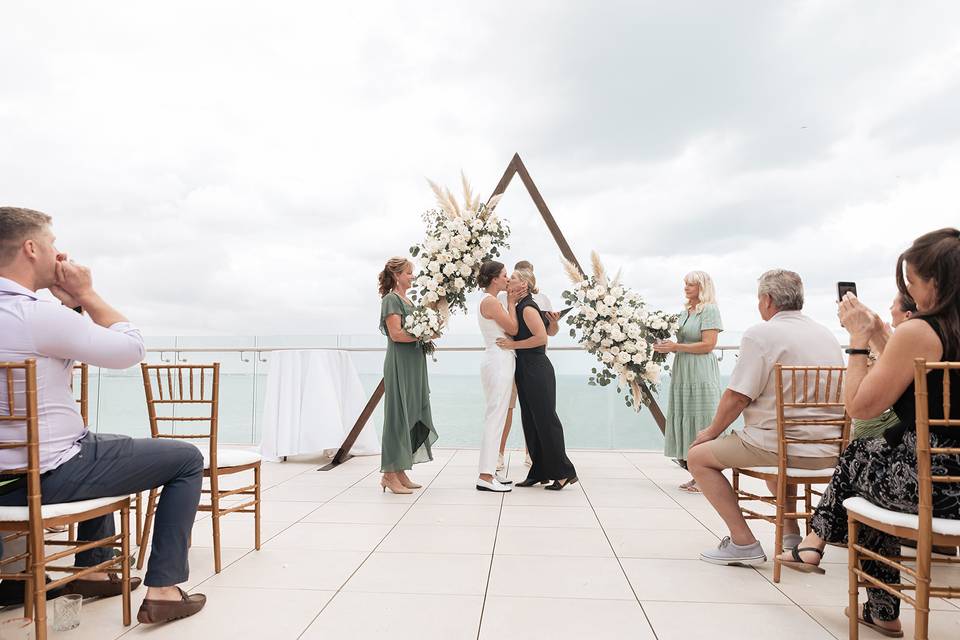 Newlyweds- Amare Roof Top