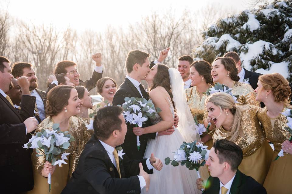 Wedding Party Winter