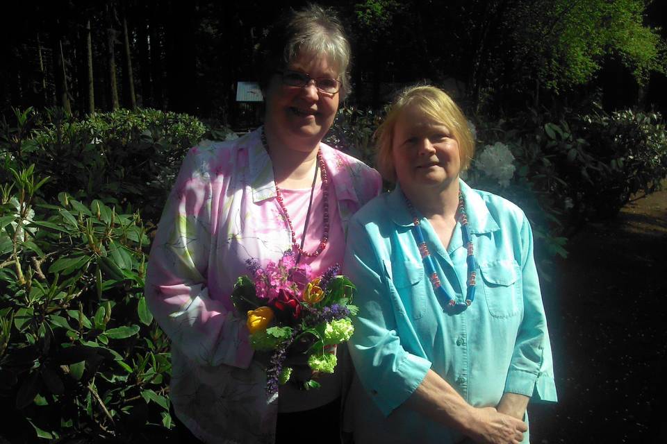 I would like to introduce you to Pam & Carlyne who were legally Wed today at the Orchards Park in Orchards, WA! (Vancouver, WA) Thank you Pam & Carlyne for giving me the opportunity to help make your Wedding Day special!