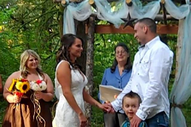 Keshia Stone and Mathew Spivey shared their vows and 