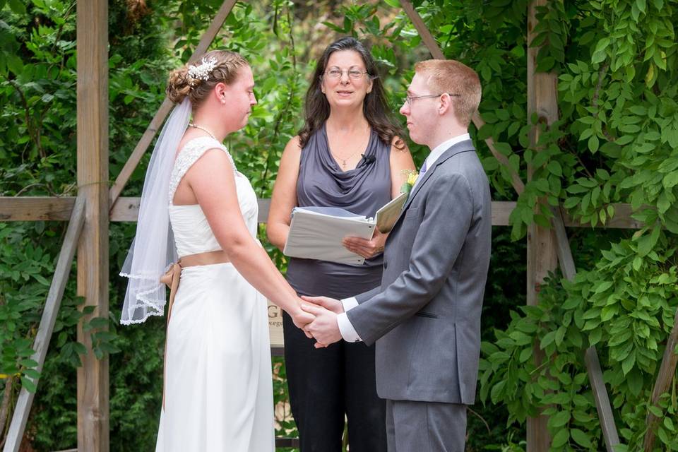 Performing the ceremony