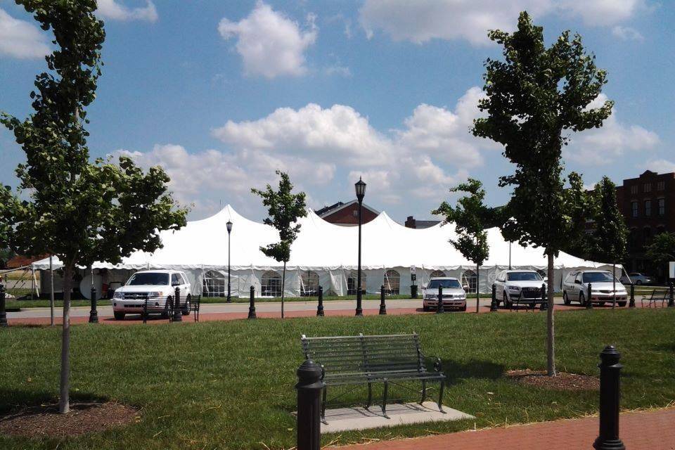 40X140 WHITE POLE TENT