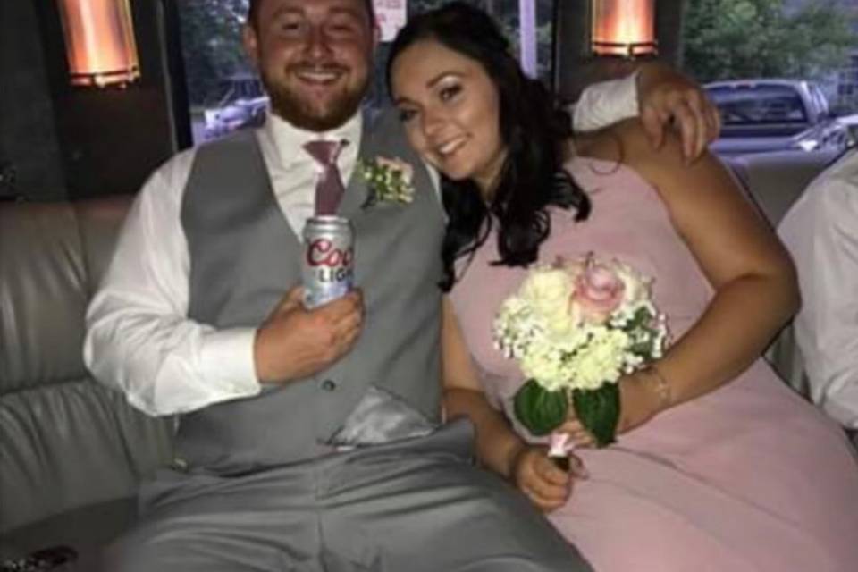 The happy couple