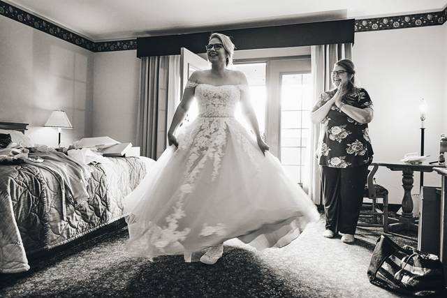 Bride on her wedding day