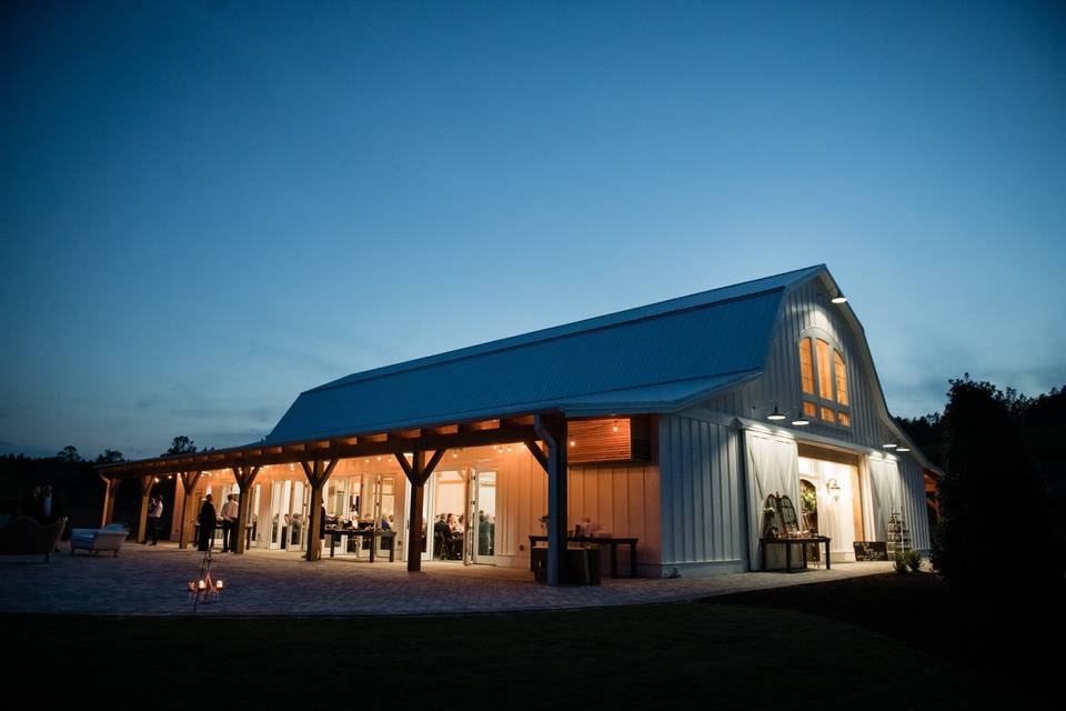 Barn at Night