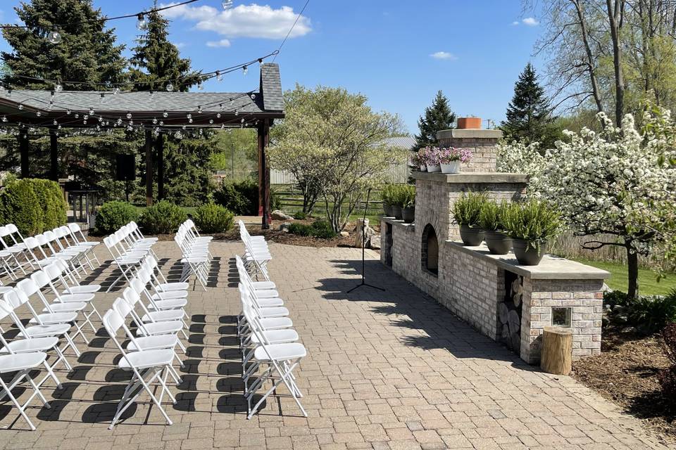 Patio side view