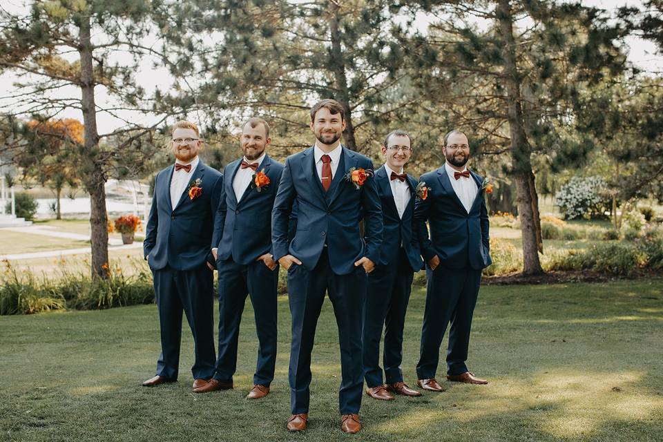 Groomsmen on Executive