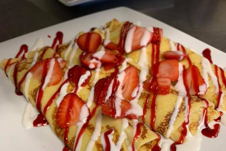 Fresh loaded crepes