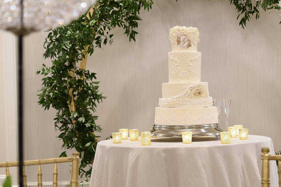 Wedding Cake on Display