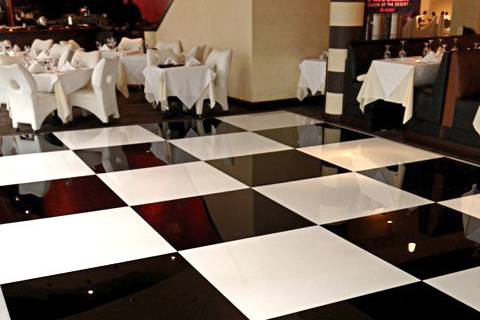 Black and White dance floor