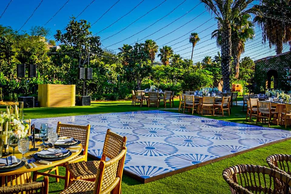 Hand-painted Dance Floor