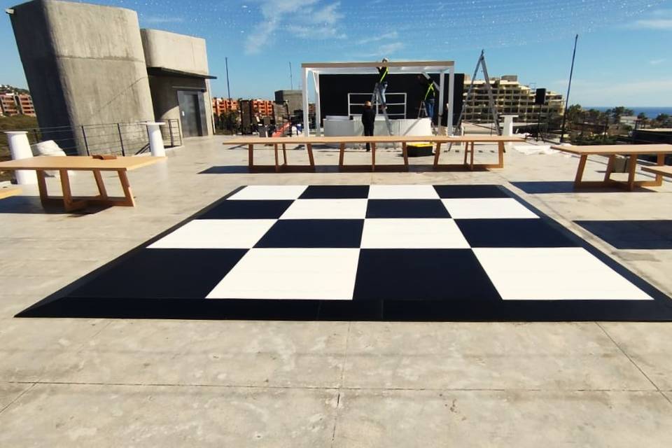 Chess Dance Floor