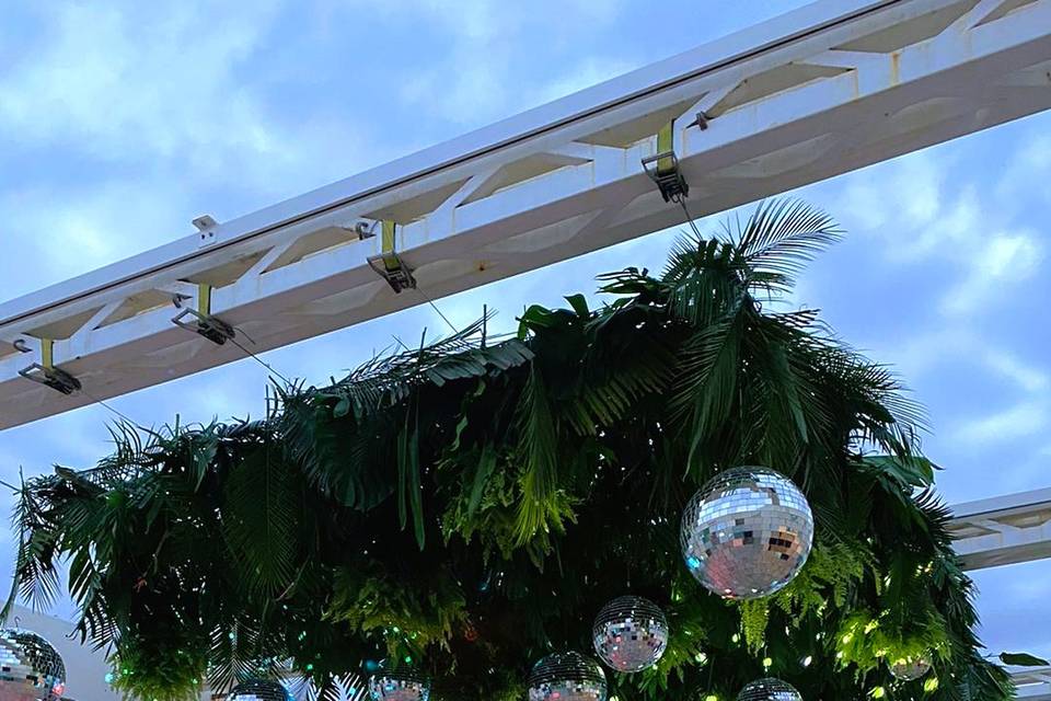 Greenery & Disco Balls