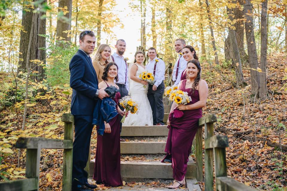 Bridal Party at French Creek