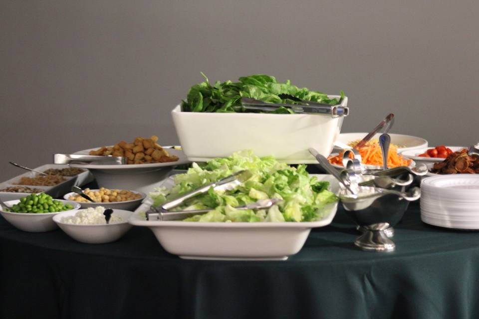 Salad Bar at a corporate luncheon