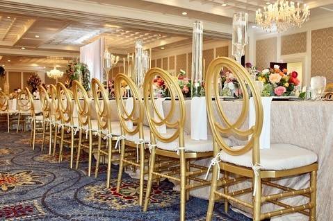 Gold Infinity Chairs