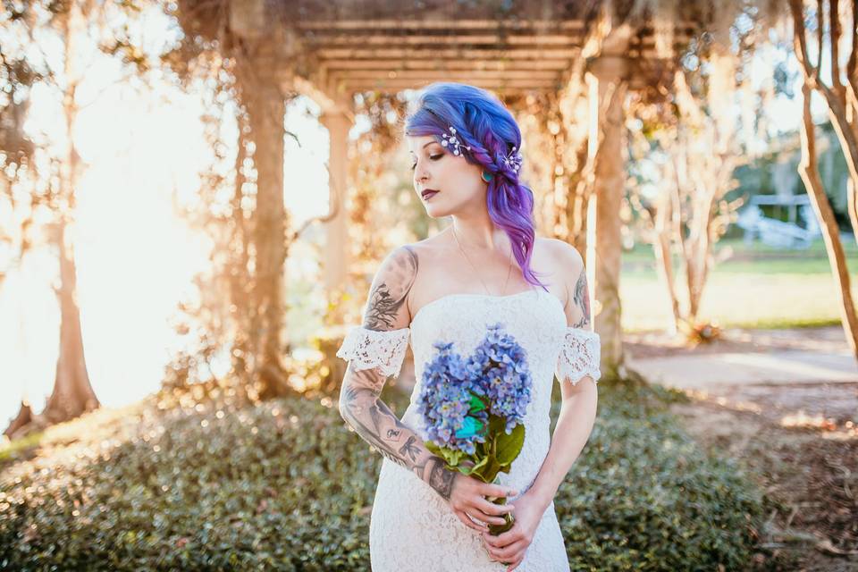 Beautiful bridal portrait