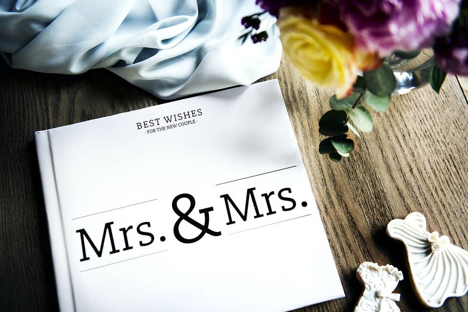 Mrs. & Mrs. Wedding Book