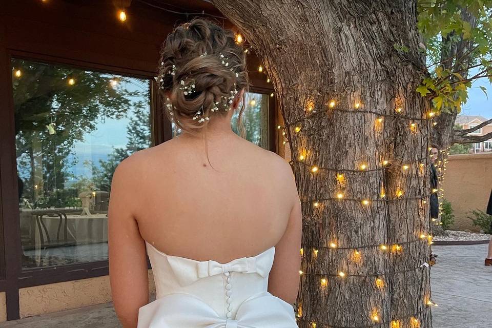 Wavy bun