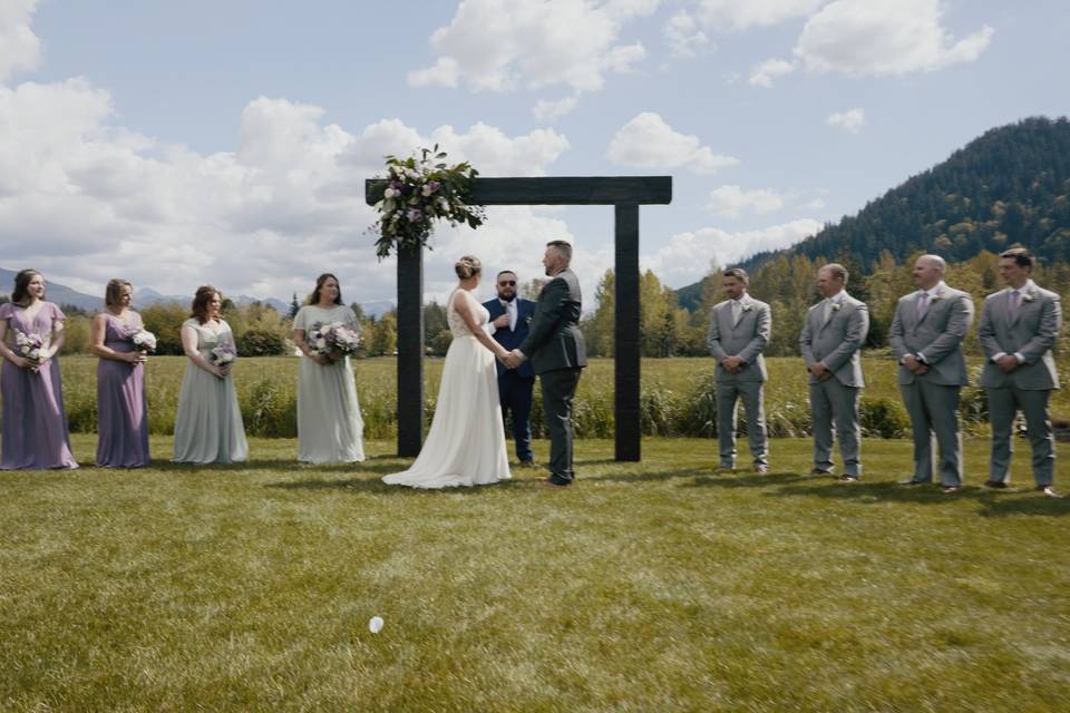 Just before the kiss