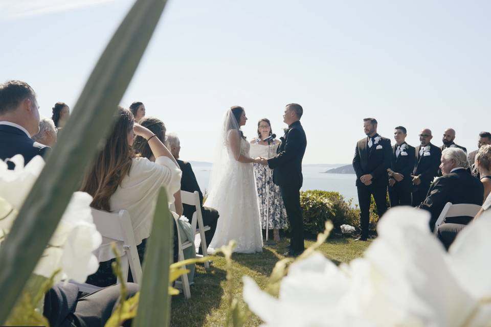 Backyard wedding