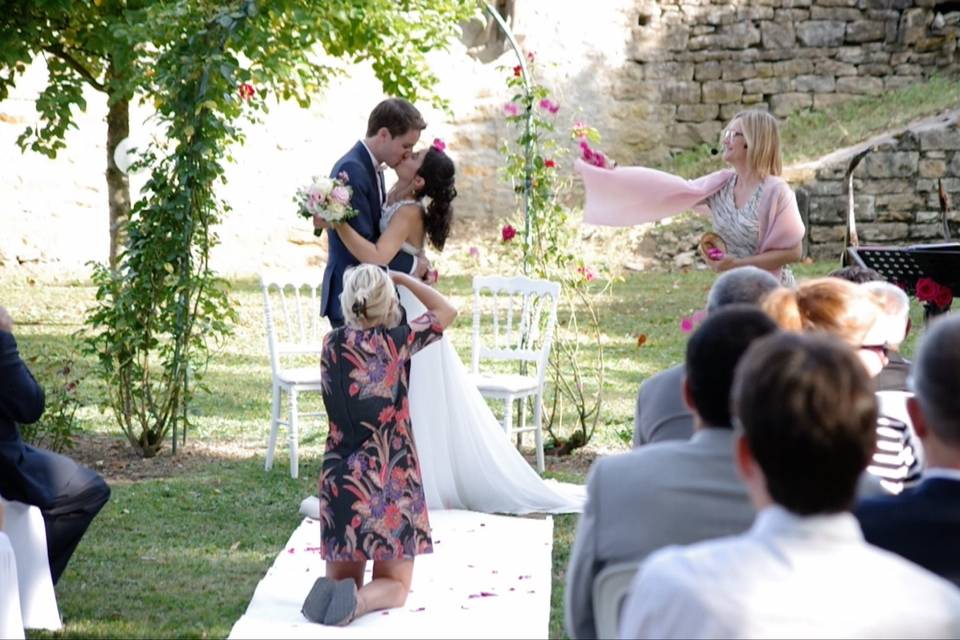 Wedding in a Burgundian castle