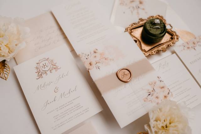 Rose gold foil