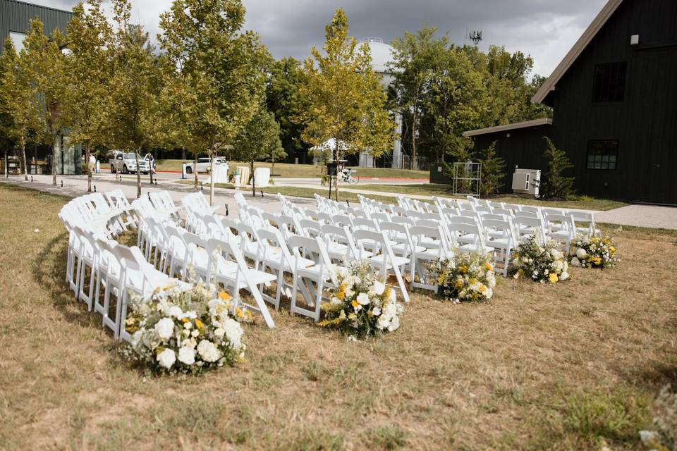 Wedding Ceremony in the Meadow