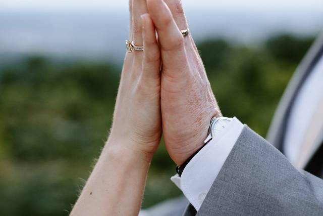Hands together