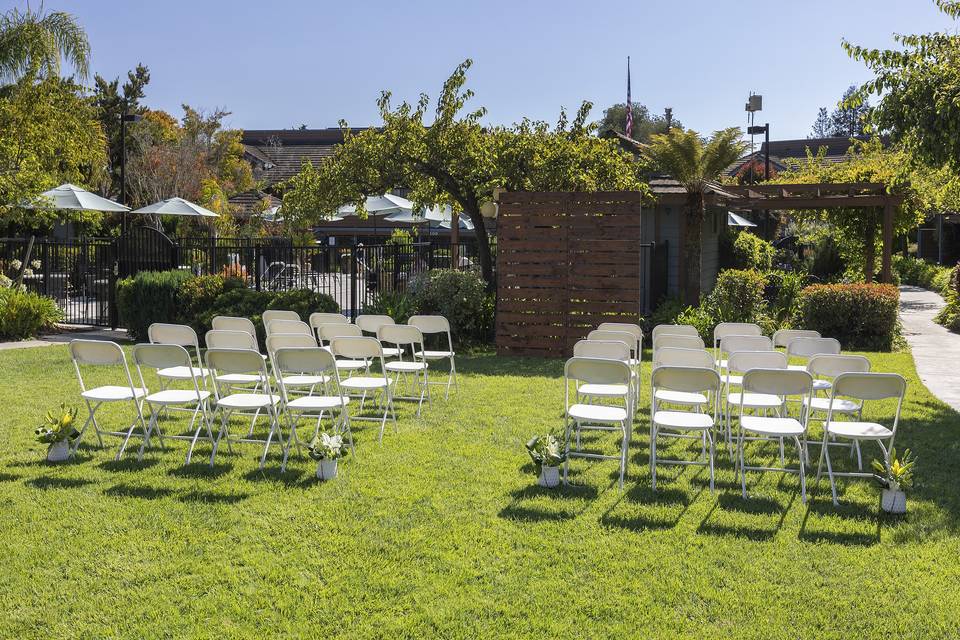 White chairs